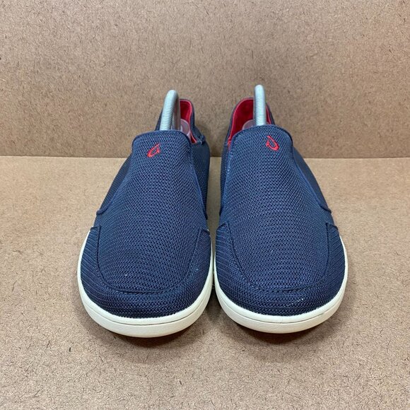 Olukai Nohea Mens Slip-On Shoes Size 9 Navy Mesh & Rubber Sole - Picture 2 of 8